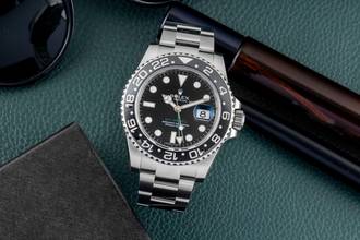 Thumbnail von Rolex GMT-Master II Oyster Edelstahl Automatik Herrenuhr Ref. 116710LN M-Serie
