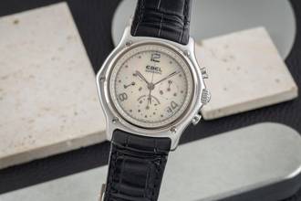 Thumbnail von Ebel 1911 Chronograph 18K (0,750) Weissgold MOP Dial Limited Edition Box