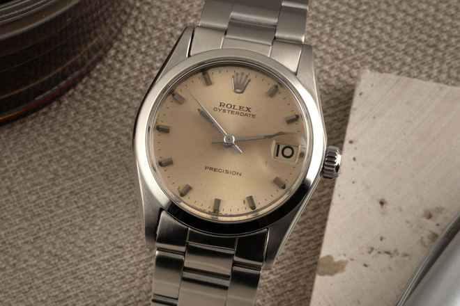  Rolex Oysterdate Precision 31 Oyster Edelstahl Handaufzug Damenuhr Ref. 6466 Klassiker 