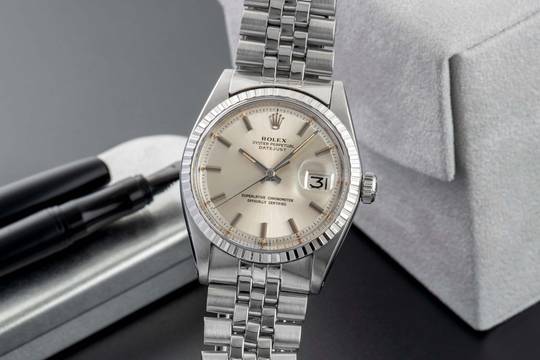Rolex Datejust 36 Silver Dial Oyster Edelstahl Automatik Ref. 1603 Vintage