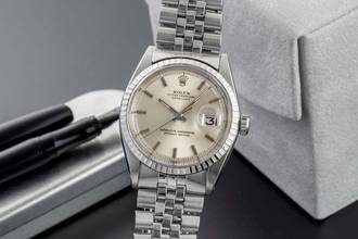 Thumbnail von Rolex Datejust 36 Silver Dial Oyster Edelstahl Automatik Ref. 1603 Vintage