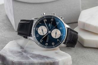 Thumbnail von IWC Portugieser Chronograph Stahl Automatik Herrenuhr Ref. IW371404