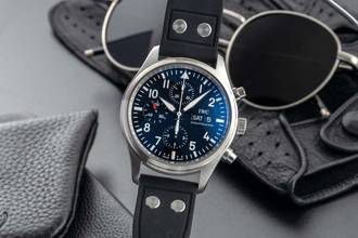Thumbnail von IWC Fliegeruhr Chronograph Schaffhausen Fliegeruhr Chronograph Automatik Stahl Ref. IW371701