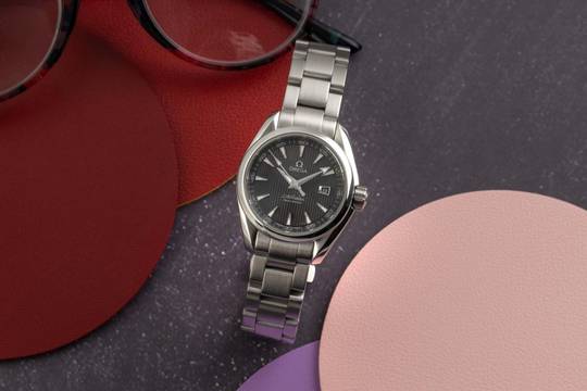 Omega Seamaster Aqua Terra Stahl Quarz Damenuhr Ref. 231.10.30.61.06.001 Box & Papiere