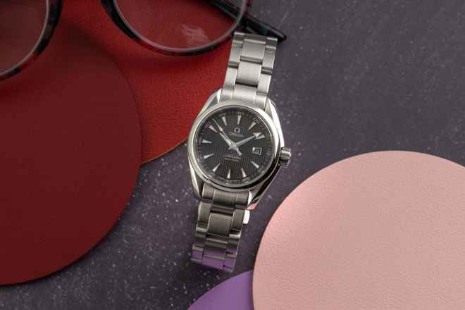  Omega Seamaster Aqua Terra Stahl Quarz Damenuhr Ref. 231.10.30.61.06.001 Box & Papiere 