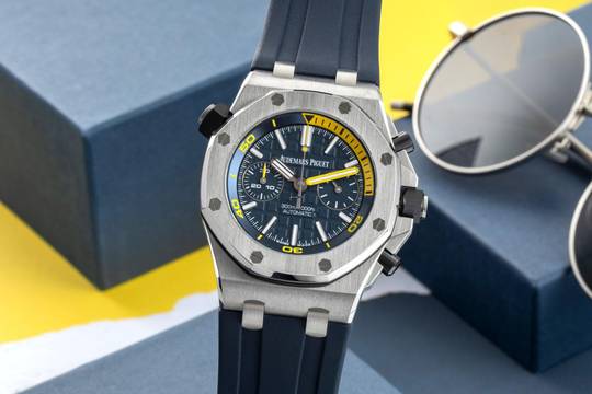 Audemars Piguet Royal Oak Chronograph Stahl Ref. 26703ST.OO.A027CA.01 B&P 2016