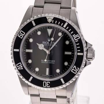 Rolex Submariner (No Date) 40 F-Series – 14060M – like NEW – 12/2006 Full Set