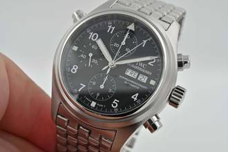 Thumbnail von IWC Fliegeruhr Doppelchronograph Flieger Double Chronograph IW3713 IWC Service 2025