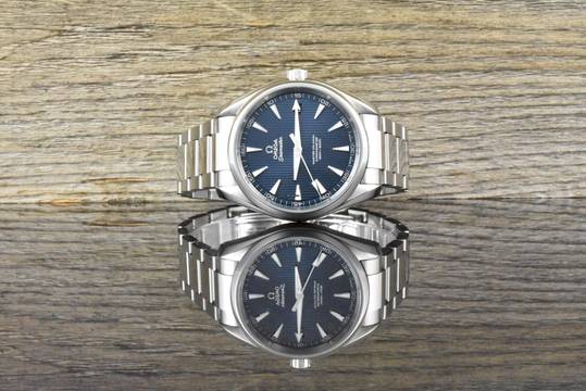 Omega Seamaster Aqua Terra 150M Master Co-Axial 41.5MM Blue Dial - Full Set