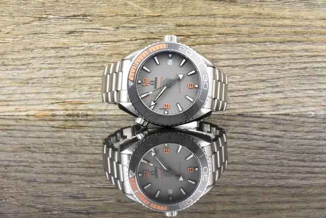  Omega Seamaster Planet Ocean 600M Co-Axial 43.5MM Master Chronometer Grey Ceramic Automatic - Box 