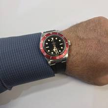 Thumbnail von Tudor Black Bay Steel & Rubber Red Edition 41mm Automatik Vollständig