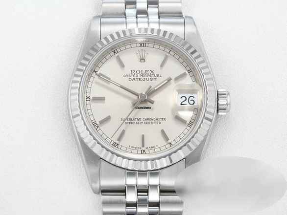  Rolex Datejust 31 31mm Stahl Weissgold 750 1999 Lc100 Automatik Stainless Steel 18kt White Gold Damen Jubilé-band Chronometer Oyster 