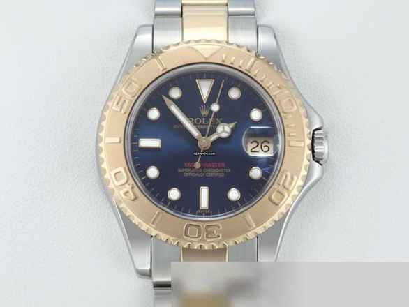  Rolex Yacht-Master 35mm 1999 Edelstahl Gelbgold 750 Automatik Stainless Steel 18kt Yellow Gold Blue Dial Oyster-band Chronometer 