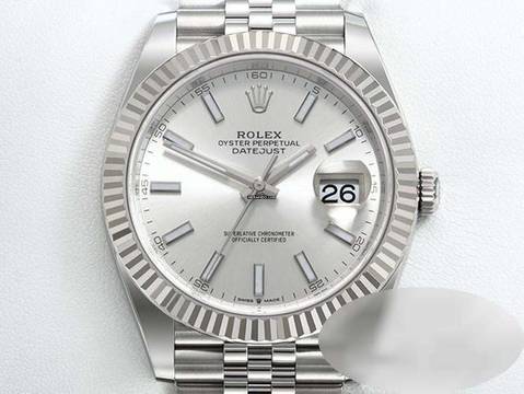 Rolex Datejust 41 126334 2022 Edelstahl Weissgold 750 Automatik Stahl Stainless Steel 18kt White Gold Jubilé-band Chronometer Oyster