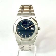Thumbnail von Audemars Piguet Royal Oak Medium 33 mm RARE DARK BLUE DIAL