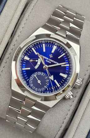 Vacheron Constantin Overseas Dual Time 41mm 7920V/210A-B334 Mavi Kadran Kullanılmamış/Yeni Durum Tam Set 4/2026