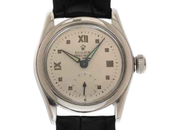  Rolex Precision Ovetto Bubbleback Ref.2280 1940 original Box Original Vintage Unpoliert Precision Ovetto Bubbleback Stahl 