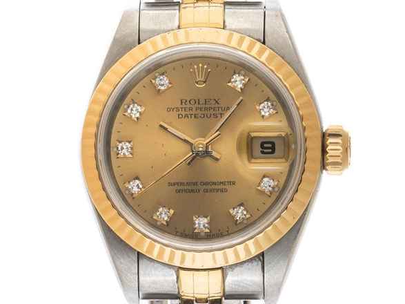  Rolex Lady-Datejust Diamanten Ref.69173 Bj.1991 Box&Beschreibung Original Vintage Unpoliert Datejust Lady Diamanten 