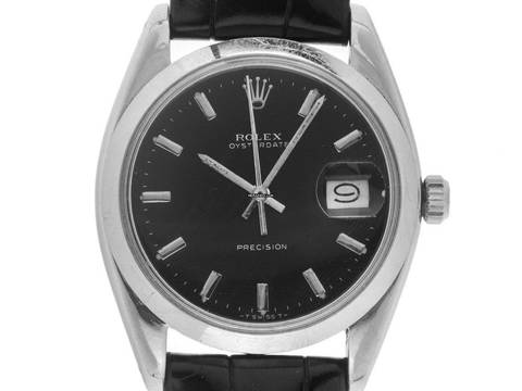 Rolex Oysterdate Precision Ref.6694 1975 original Box Original Vintage Unpoliert Oysterdate Precision open 6/9