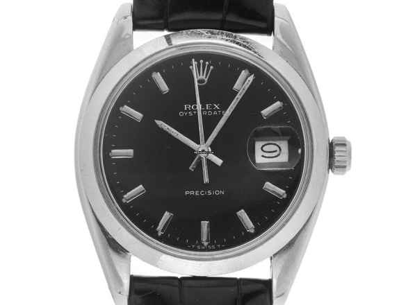  Rolex Oysterdate Precision Ref.6694 1975 original Box Original Vintage Unpoliert Oysterdate Precision open 6/9 