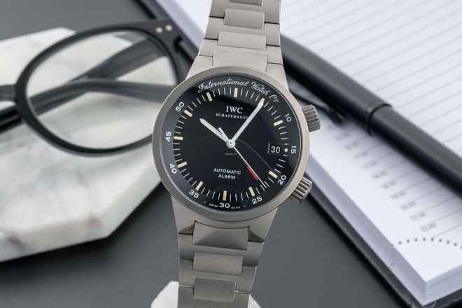  IWC GST Alarm Automatik Edelstahl Herrenuhr Ref. IW353702 