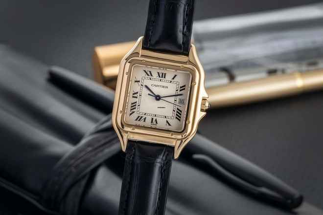  Cartier Panthère 18K (0,750) Gelbgold Damenuhr Ref. 8839 Klassiker 