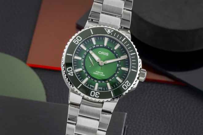  Oris Aquis Hangang Limited Edition Ref. 01 743 7734 4187-SET B&P 2020 