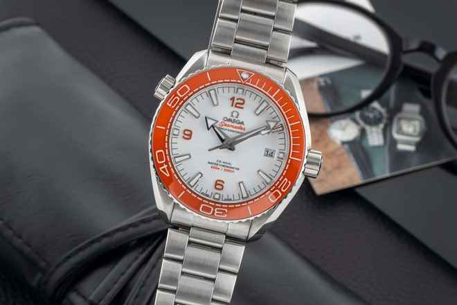  Omega Seamaster Planet Ocean 600M Master Co-Axial 215.30.44.21.04.001 B&P 