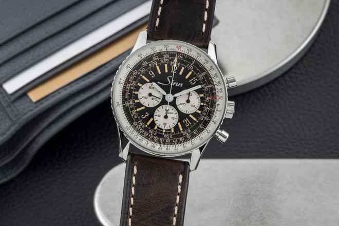  Sinn 903 St Chronograph Handaufzug Edelstahl Herrenuhr Ref. 903 Klassiker 