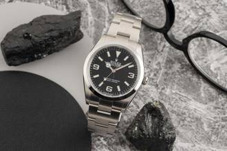 Thumbnail von Rolex Explorer Oyster Edelstahl Automatik Herren Ref. 124270 Box & Papiere 2024