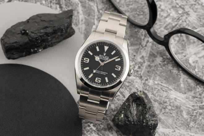  Rolex Explorer Oyster Edelstahl Automatik Herren Ref. 124270 Box & Papiere 2024 