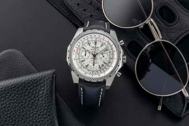  Breitling Bentley Motors Chonograph Automatik Stahl Herrenuhr Ref. A25362 