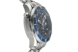 Thumbnail von Omega Seamaster Diver 300 M Chronograph Stahl Automatik Ref. 2225.80.00 B&P