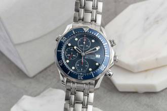 Thumbnail von Omega Seamaster Diver 300 M Chronograph Stahl Automatik Ref. 2225.80.00 B&P
