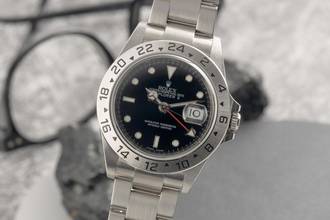 Thumbnail von Rolex Explorer II Black Dial Edelstahl Automatik Herrenuhr Ref. 216570 B&P