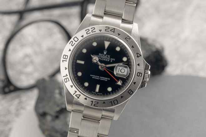Rolex Explorer II Siyah Kadran Çelik Otomatik Erkek Saat Ref. 216570 B&P