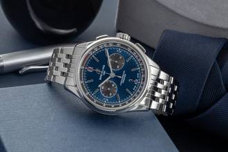 Thumbnail von Breitling Premier B01 Chronograph Blue Automatik Herrenuhr Ref AB0118A61C1A1 B&P