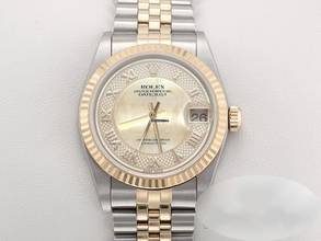 Thumbnail von Rolex Datejust 31 31mm 1995 Stahl Gelbgold 750 Perlmutt Automatik Stainless Steel 18kt Yellow Gold Jubilé-band Chronometer Oyster