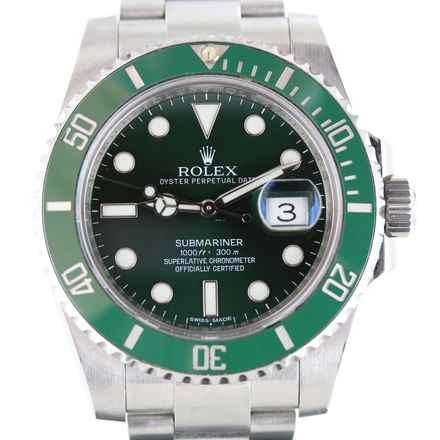 Rolex Submariner Date HULK//REF.116610LV//FULL SET//LC100//2015//1.INVOICE//#786 