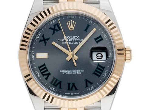 Rolex Datejust 41 Wimbledon Ref.126333 2023 Full Set wie Neu Datejust Wimbledon