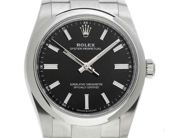  Rolex Oyster Perpetual 34 Ref.124200 2024 Full Set Wie neu Oyster Perpetual 