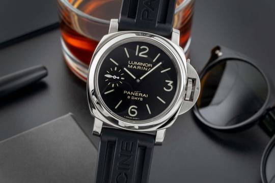 Panerai Luminor Marina 8 Gün Paslanmaz Çelik Manuel Kurmalı Ref. PAM00510 B&P 2016