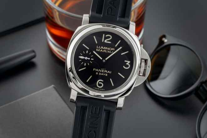 Panerai Luminor Marina 8 Gün Paslanmaz Çelik Manuel Kurmalı Ref. PAM00510 B&P 2016