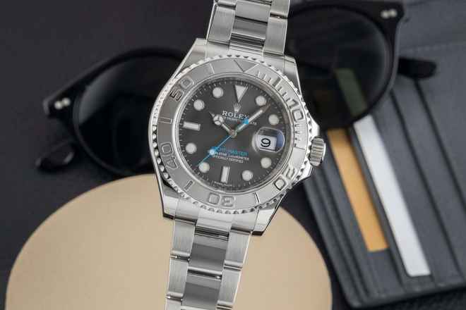 Rolex Yacht-Master 40 Oyster Çelik / Platin Otomatik Ref. 116622 B&P LC100