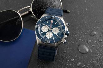 Thumbnail von Breitling Chronomat Super Chronomat B01 Stahl Automatik Ref. AB0136161C1S1 B&P
