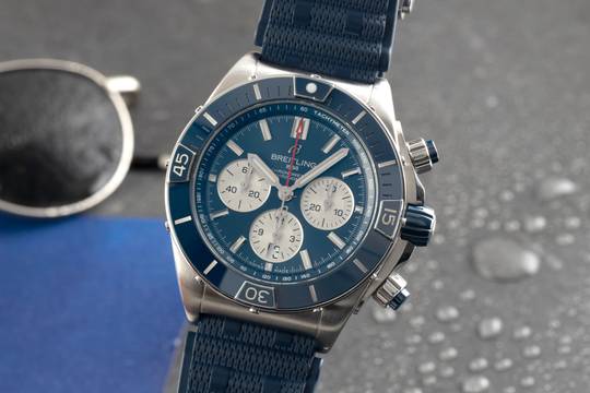 Breitling Chronomat Super Chronomat B01 Stahl Automatik Ref. AB0136161C1S1 B&P