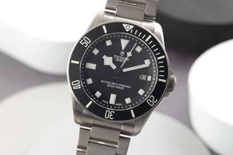 Thumbnail von Tudor Pelagos Black Dial Titan Automatik Herrenuhr Ref. 25500TN Papiere 2014