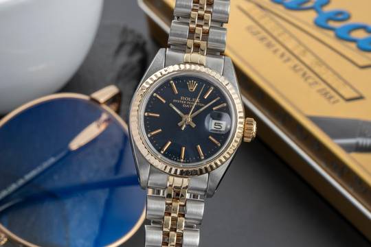 Rolex Oyster Perpetual Lady Date Stahl / Gold Automatik Ref. 6917 Vintage Klassiker