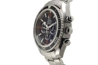 Thumbnail von Omega Seamaster Planet Ocean Chronograph Stahl Automatik Ref. 2210.51.00 B&P