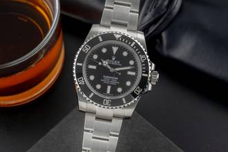 Thumbnail von Rolex Submariner (No Date) Stahl Automatik Herrenuhr Ref. 114060